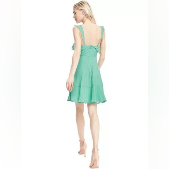 Banana Republic Women's Mint Halter Ruffle Dress - Size 14 - NWT - Picture 3 of 8